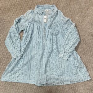 Oli & Hali Light Blue Lace Dress